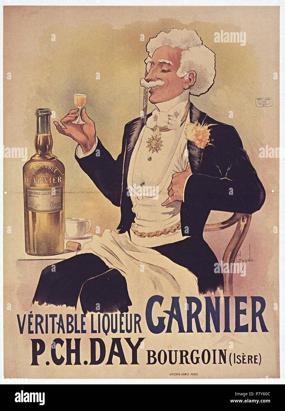 Simple English: Véritable liqueur Garnier. P. Ch. Day, Bourgoin (Isère ...