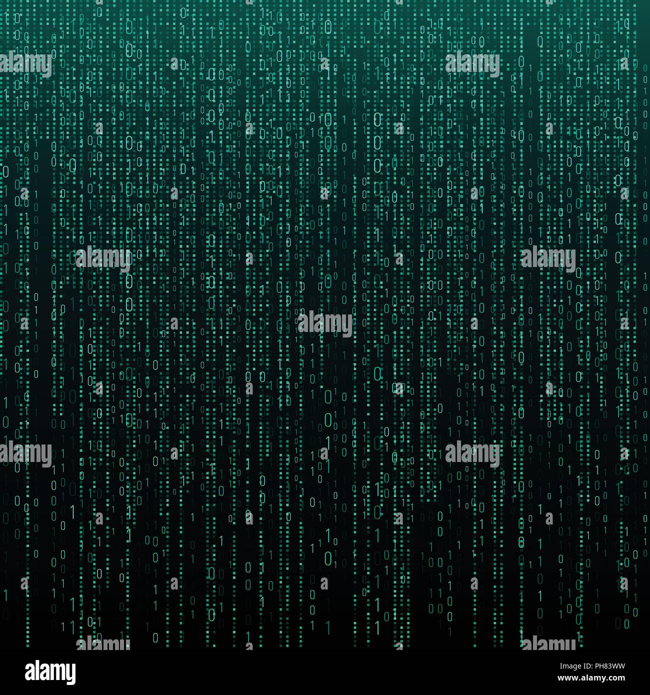 Matrix Texture With Digits Binary Code Abstract Futuristic Cyberspace