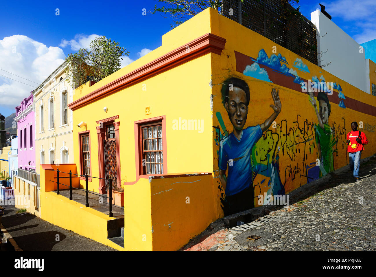 Colourful Facades On De Waal Street Wale Street Bo Kaap Cape Malay