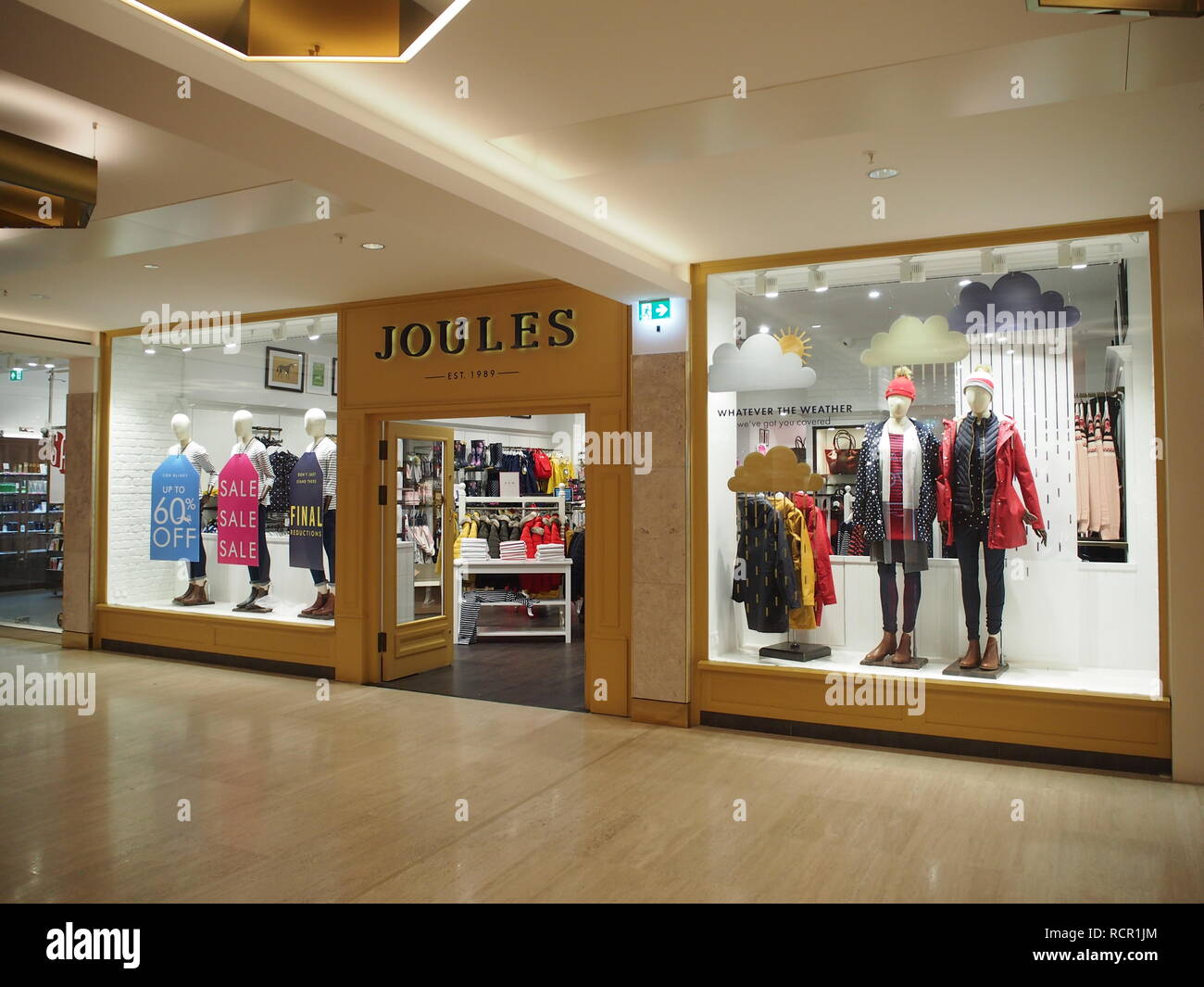 Joules womenswear shop in Milton Keynes shopping centre Stock Photo - Alamy