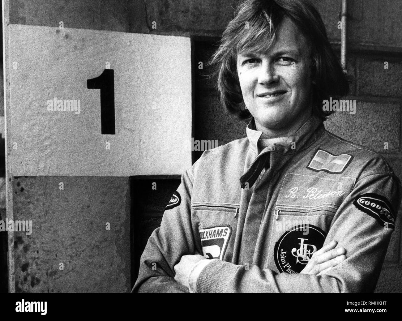 Racecar driver Ronnie Peterson Stock Photo - Alamy