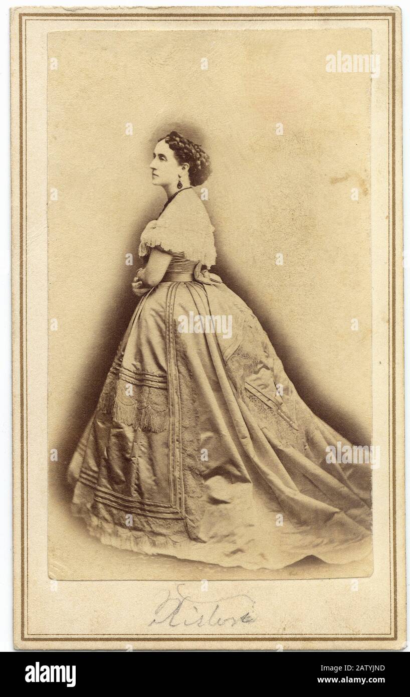 1860 c. : the most celebrated italian actress ADELAIDE RISTORI marchesa ...