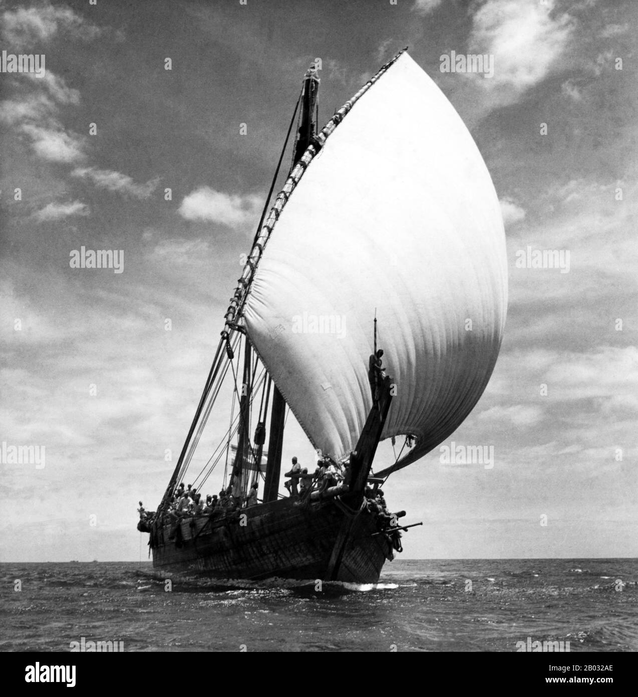A dhow is a traditional Arab sailing vessel with one or more lateen ...