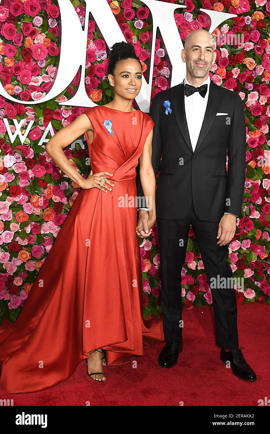 Lauren Ridloff and husband arrives at The 72nd Annual Tony Awards on ...