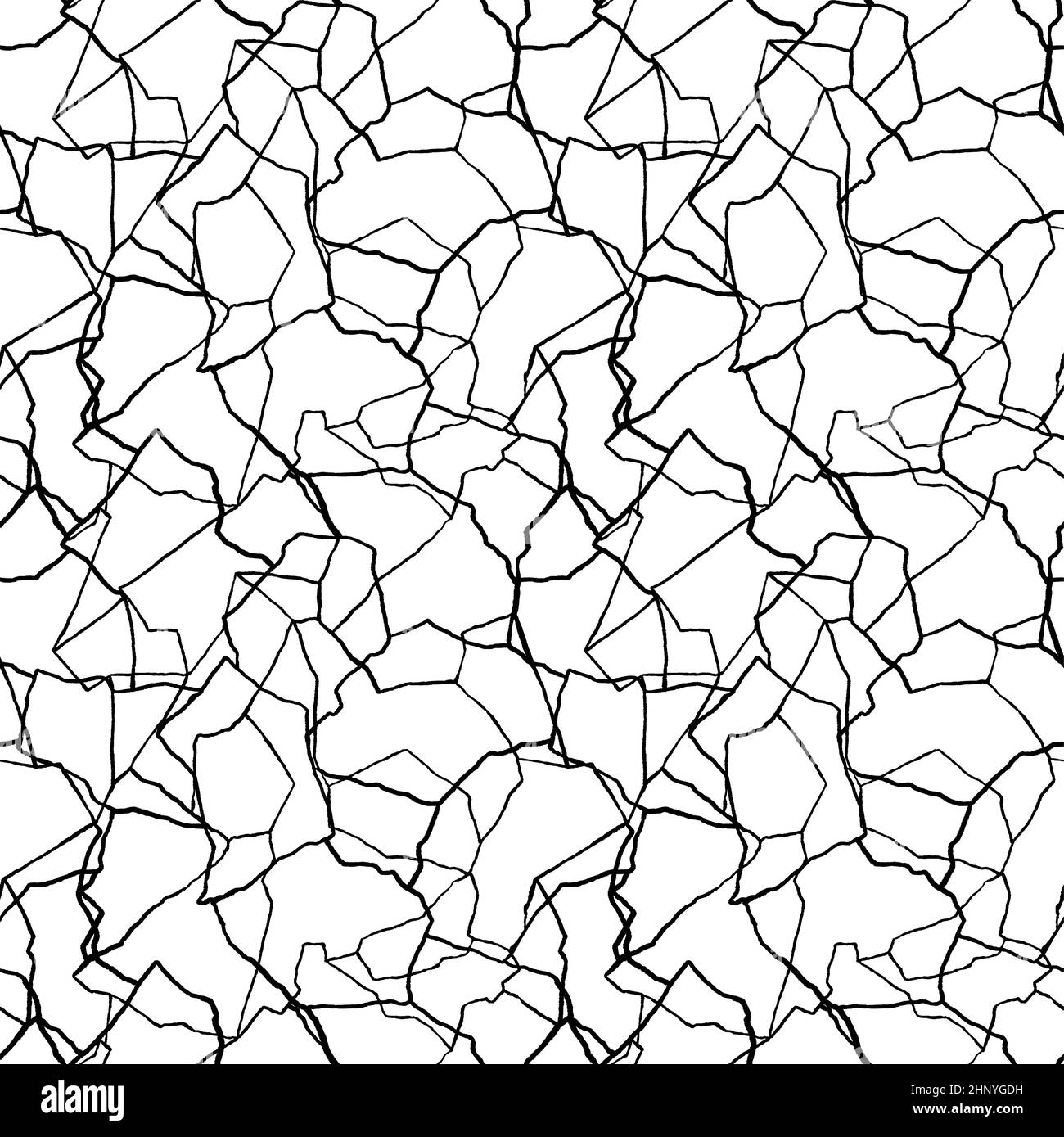 kintsugi art seamless pattern of splinters and different shards ...