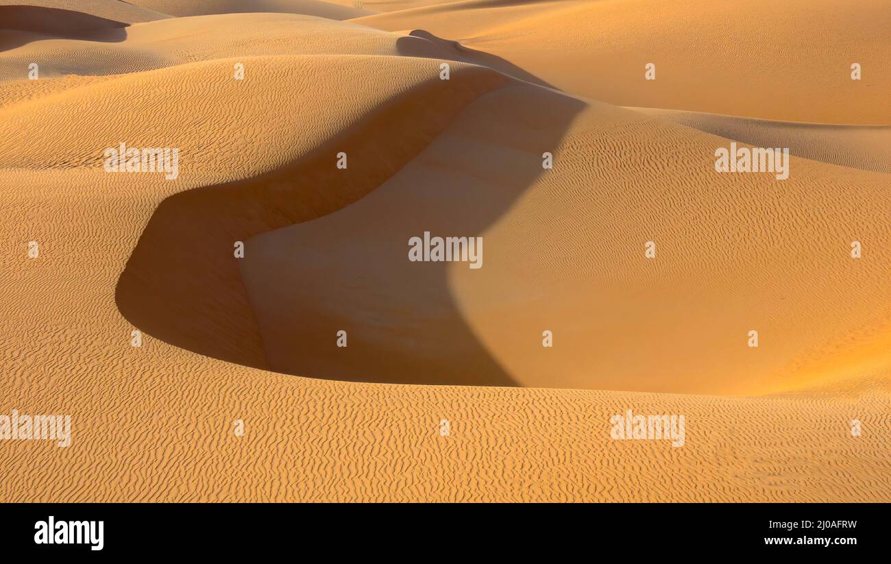 Sand dunes in the western Sahara desert Stock Photo - Alamy