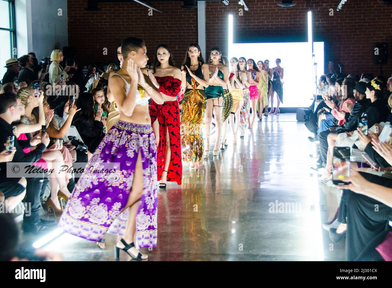 LUMIERE RUNWAY FASHION SHOW L.A Fashion Week 2022 Stock Photo - Alamy