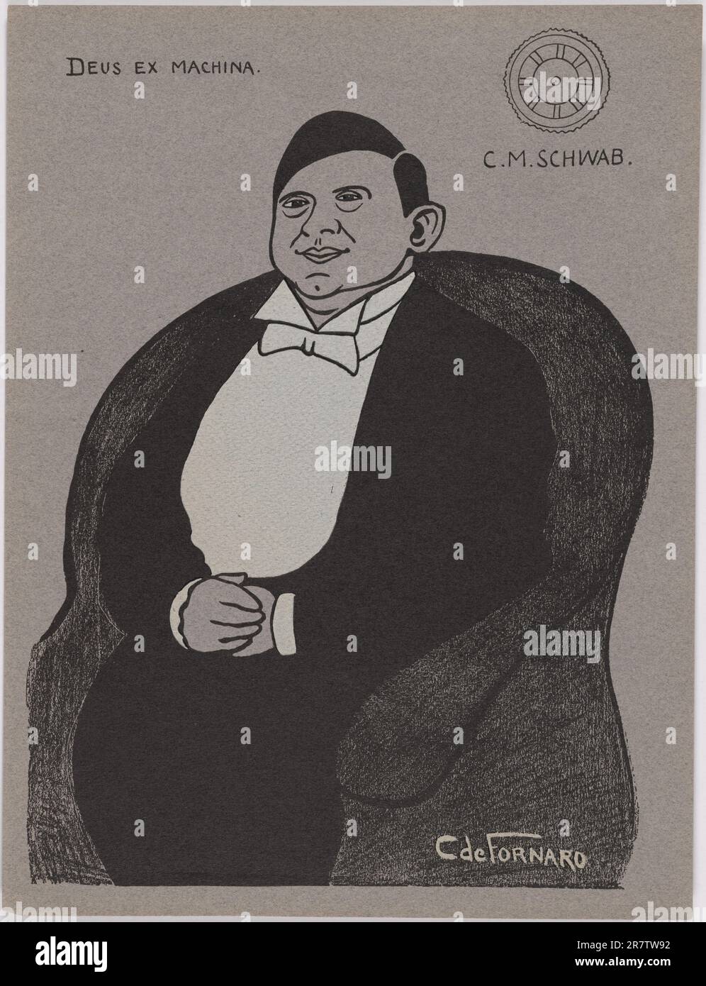 Charles Michael Schwab 1902 Stock Photo - Alamy