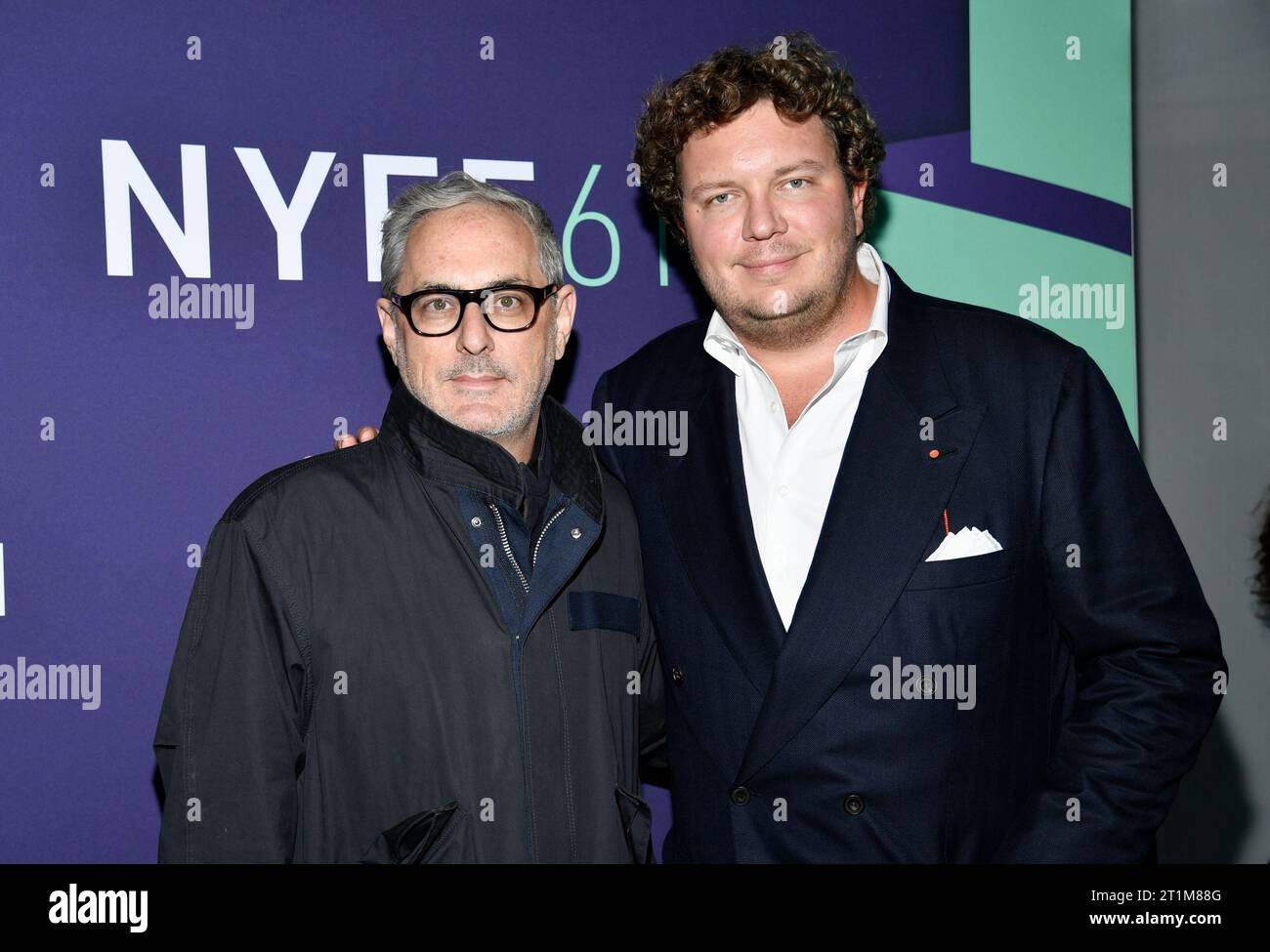 Producers John Lesher, left, and PJ van Sandwijk attend the 