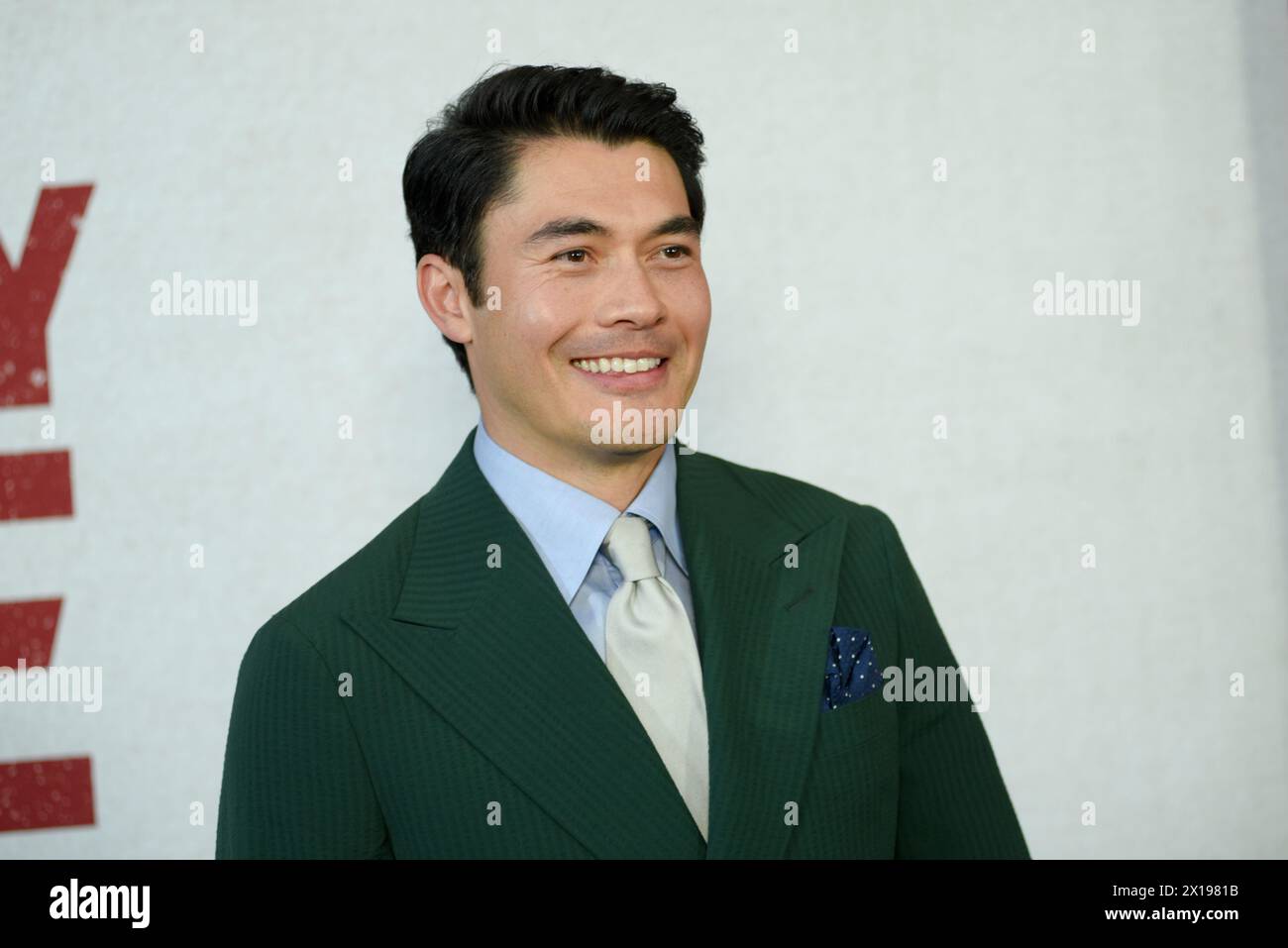 Henry Golding attending The Ministry of Ungentlemanly Warfare premiere ...