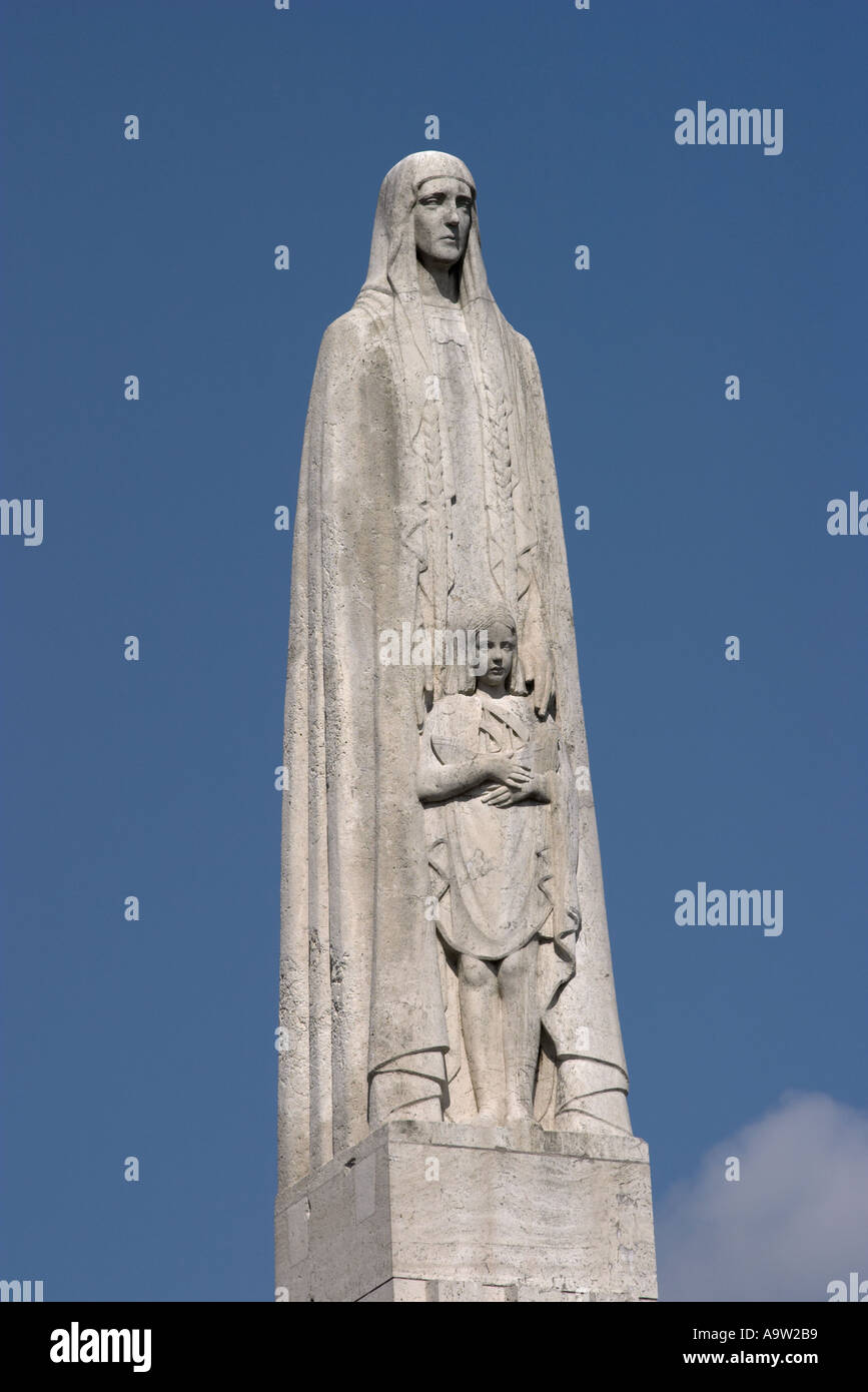 Statue of Saint Genevieve on Pont de la Tournelle Paris France Stock ...