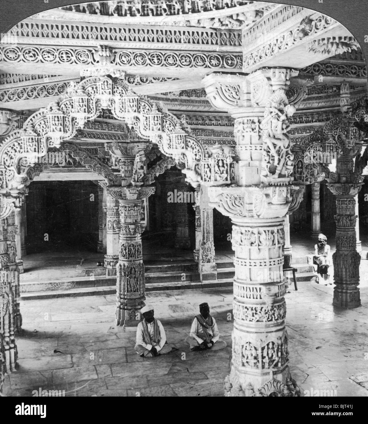Interior of the Temple of Vimala Sah, Mount Abu, India, 1903.Artist ...
