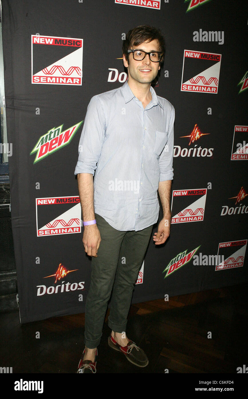 Alex Suarez, Bassist for cobra starship at the opening night party for ...