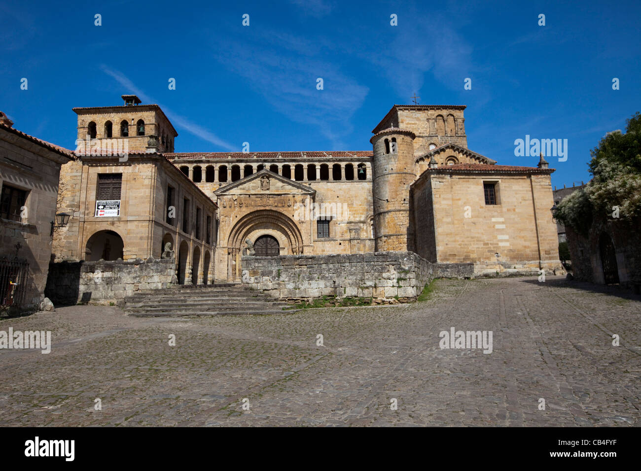 Church of the Colegiata in Santillana del Mar Cantabria Spain 110502 ...