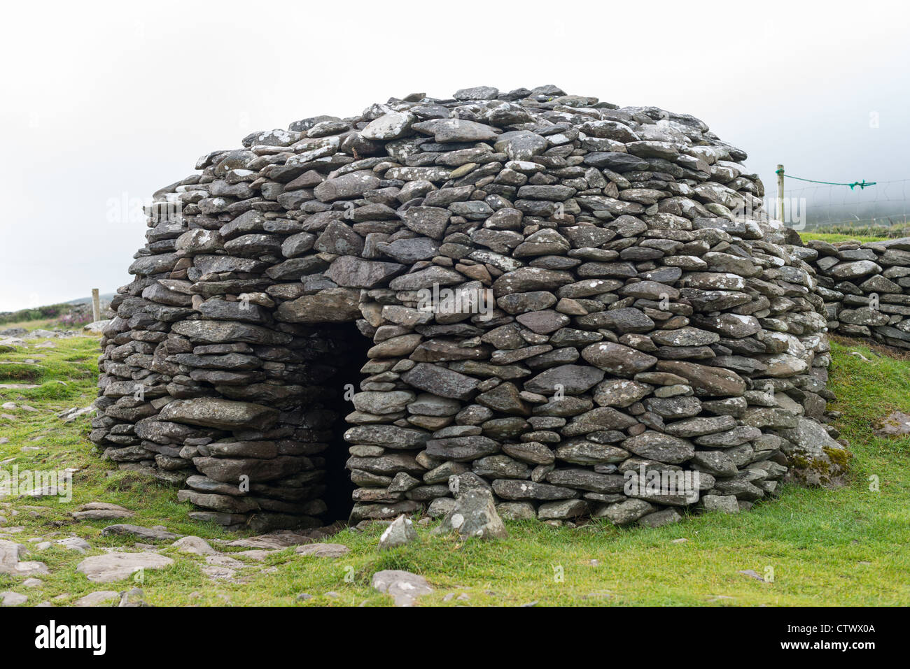 Prehistoric Beehive Hut Dingle Peninsula County Kerry Ireland Eire