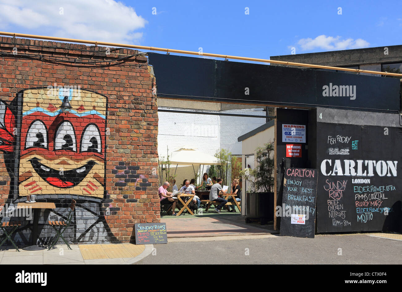 The Carlton Cafe on Roach Road, on a sunny summer's afternoon, in ...