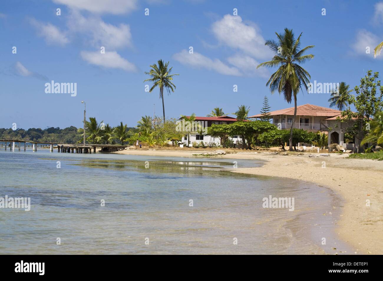 Boca del Drago beach, Colon Island, Bocas del Toro Province, Panama ...