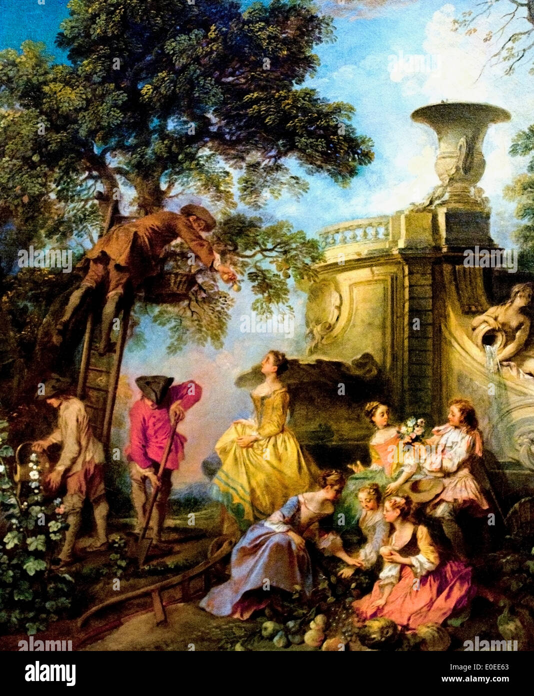 The Earth by Nicolas Lancret 1690-1743 France French Stock Photo - Alamy