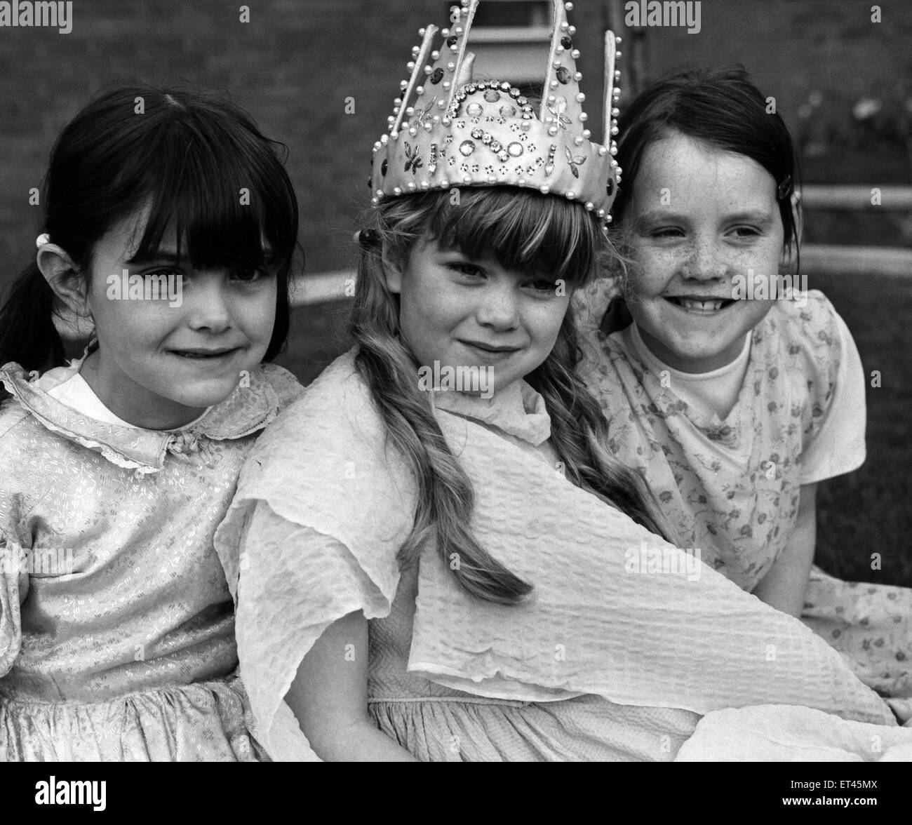 Liverpool May Day Parade, 1st May 1971. Julie Creed aged 8, dressed as ...