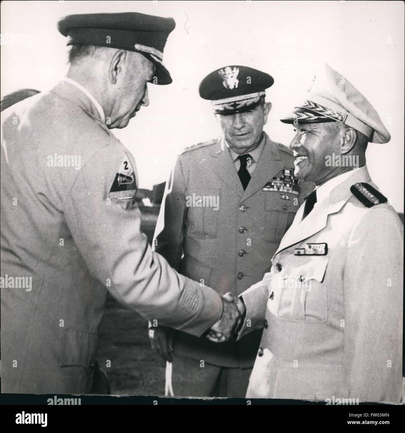 1959 - General L.D. White, C. in C. of US land forc.arrived in Saigon ...