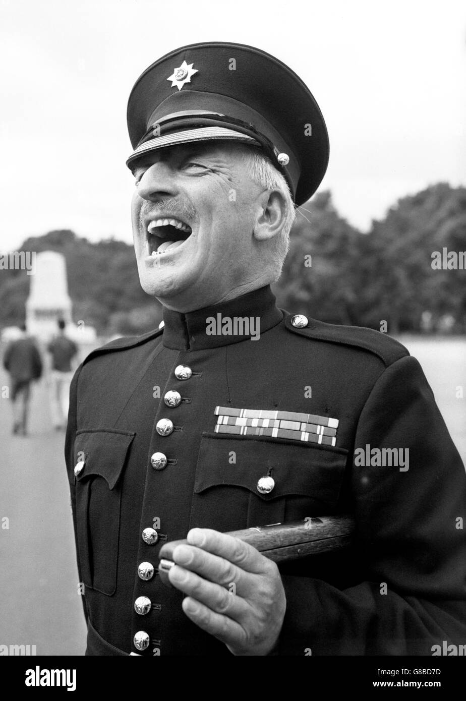 Garrison Sergeant Major George Stone Of The Irish Guards Gives His
