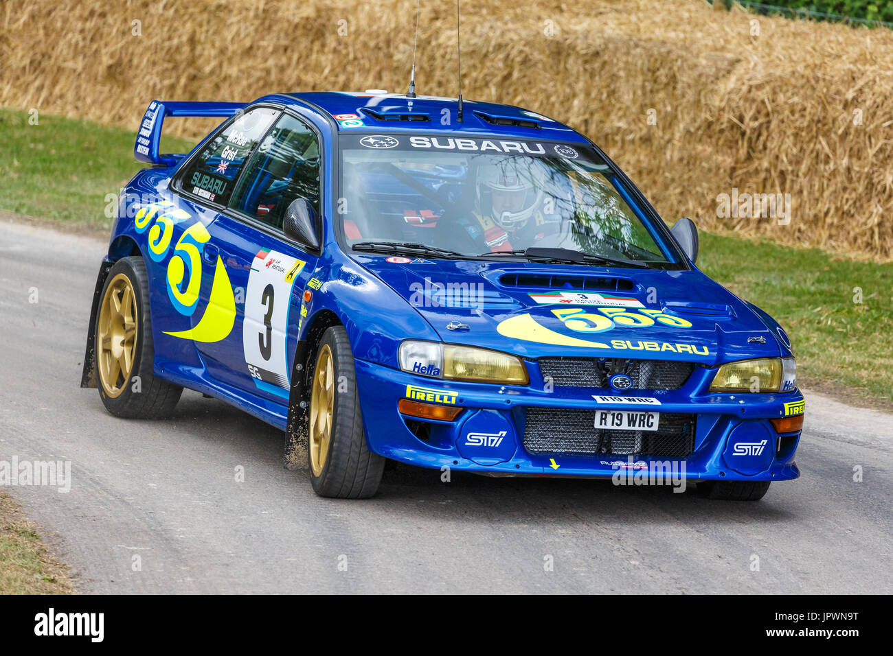 Ex Colin McRae 1997 Subaru Impreza WRC rally car with