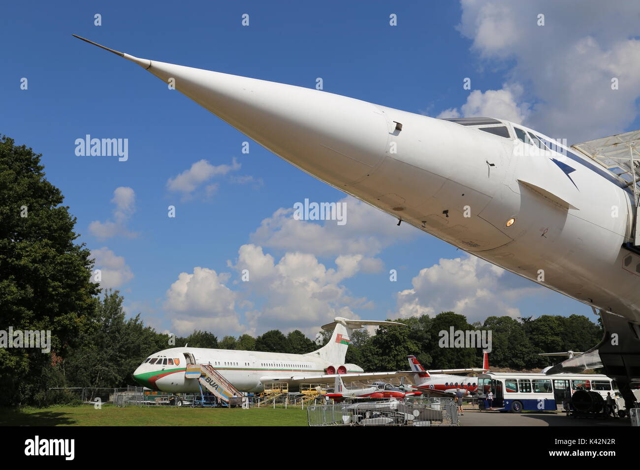1974 BA Concorde (G-BBDG) and Sultan of Oman's Vickers VC10, Brooklands ...