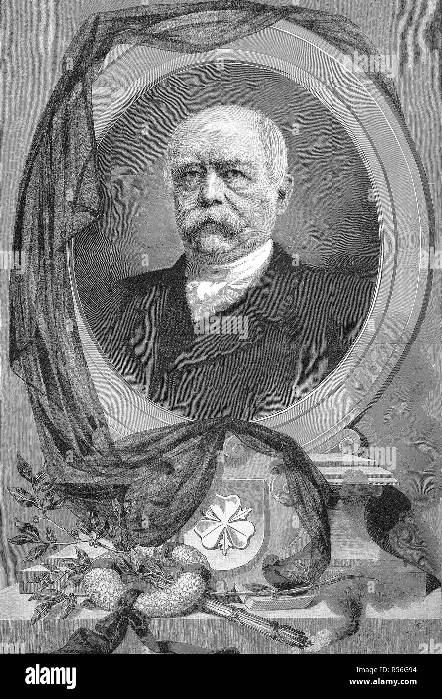 Otto Eduard Leopold, Prince of Bismarck, Duke of Lauenburg, 1815, 1898 ...