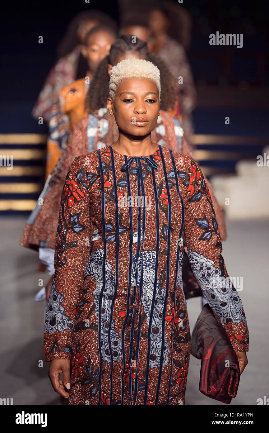 Africa Fashion Show 2018. Model images taken from press pit by ...