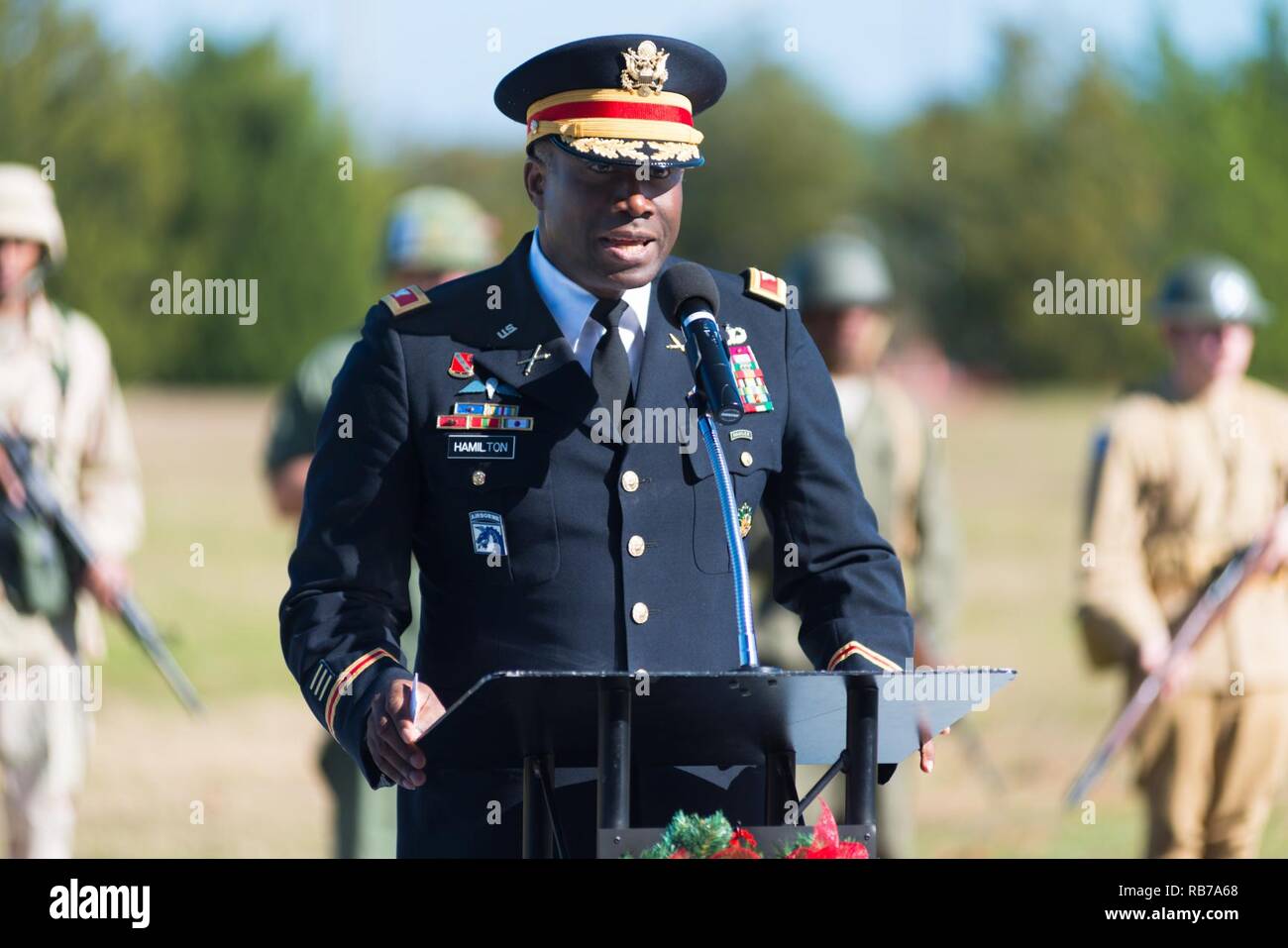 Colonel (promotable) David Hamilton, Deputy Commanding General Support ...