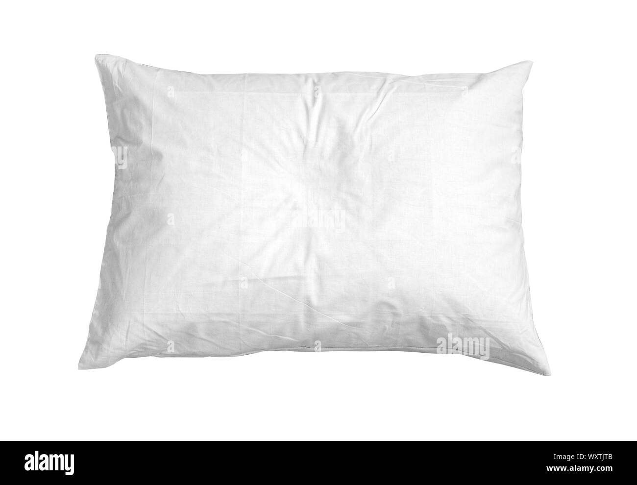 Blank soft pillow on white background isolated with clipping path Stock ...