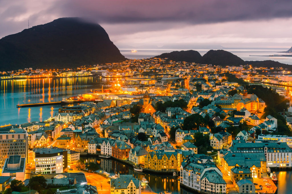 Alesund is a city and municipality in More og Romsdal on the west coast of Norway.