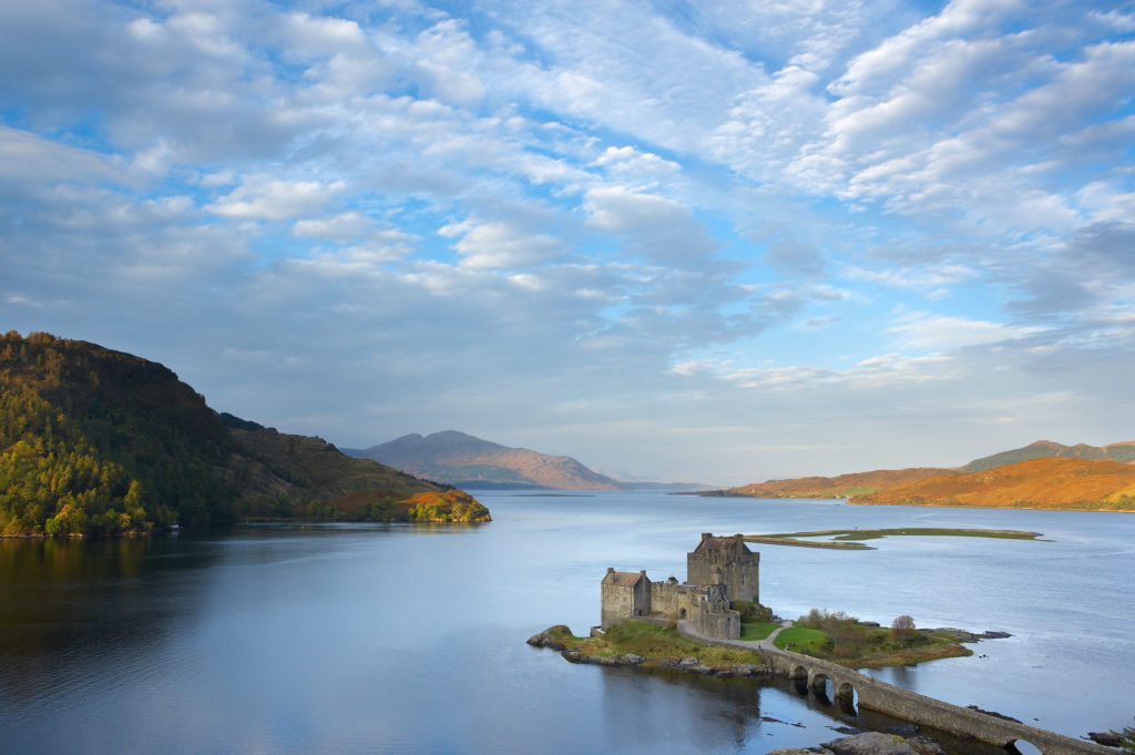 Eilean Donan Castle nr Dornie Loch Alsh Wester Ross Western Highlands Scotland UK