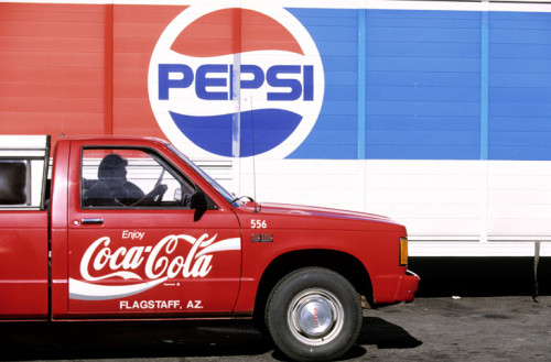 A81WGB United States, Pepsi and Coca-Cola delivery